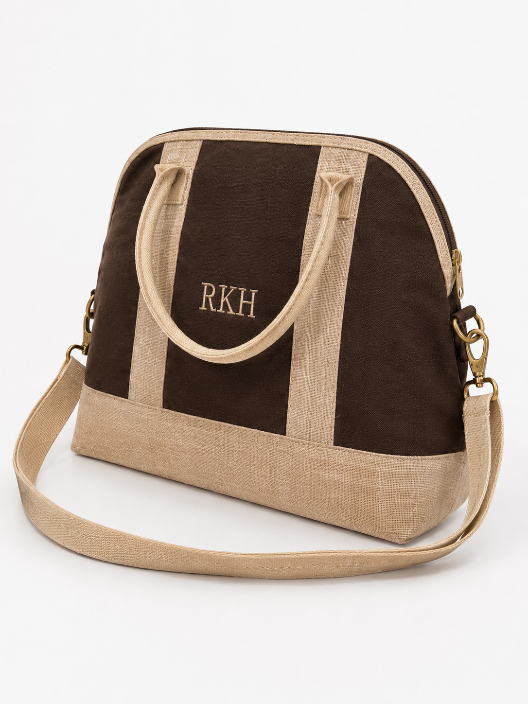 Weekend Bag - Brown X BEIGE
