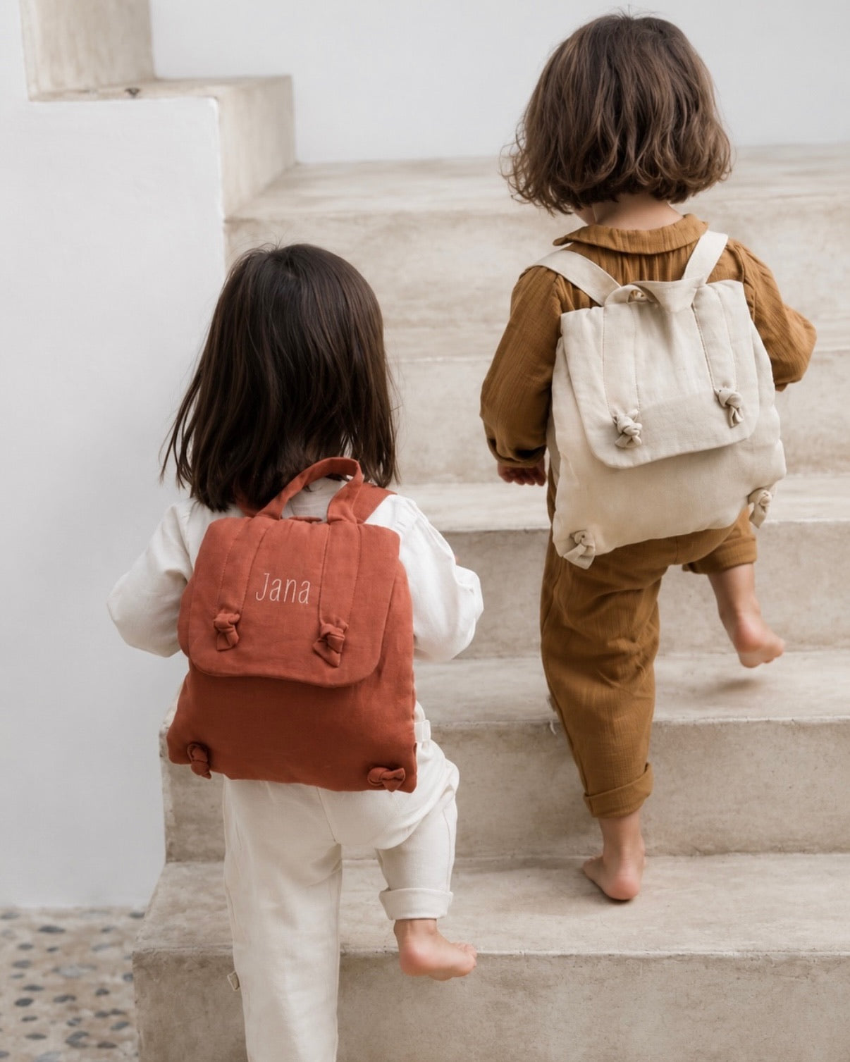 Linen Backpack