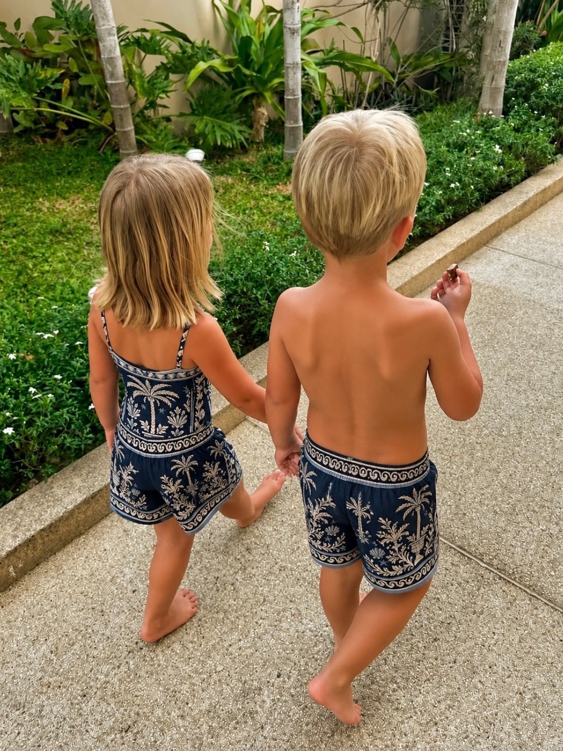 Royal Palm Swimsuit Set - ADULTS