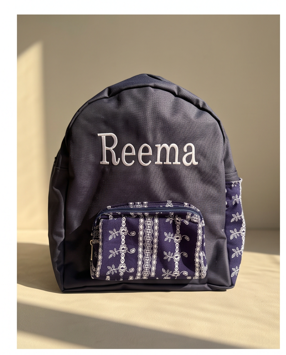 Bandana Backpack- Navy
