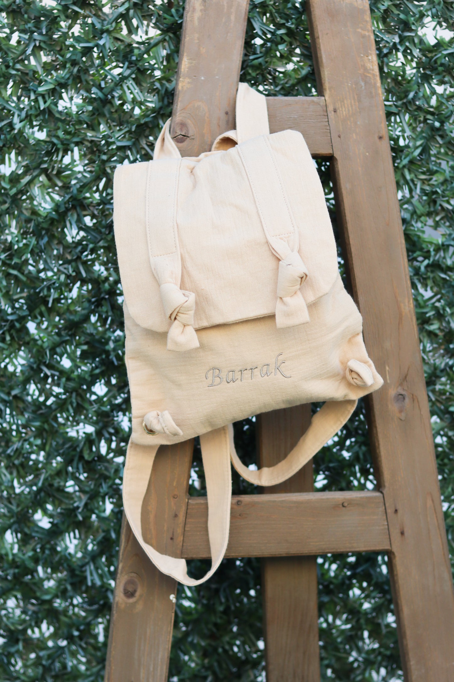 Linen Backpack
