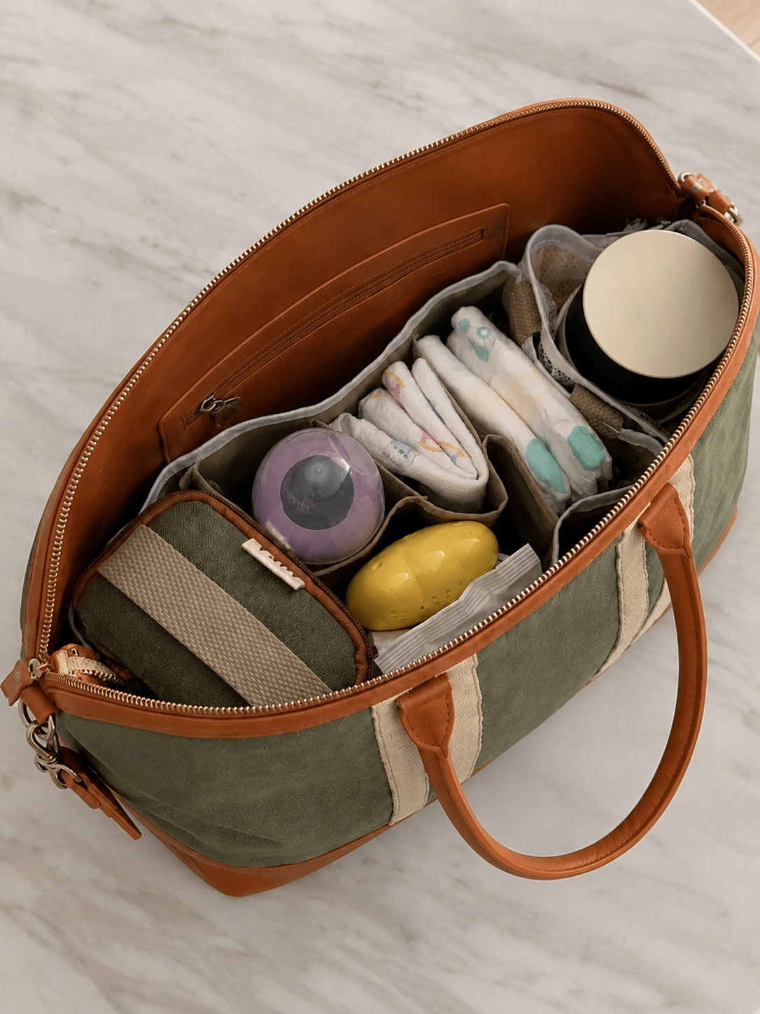 Weekend Bag - Khaki X CAMEL
