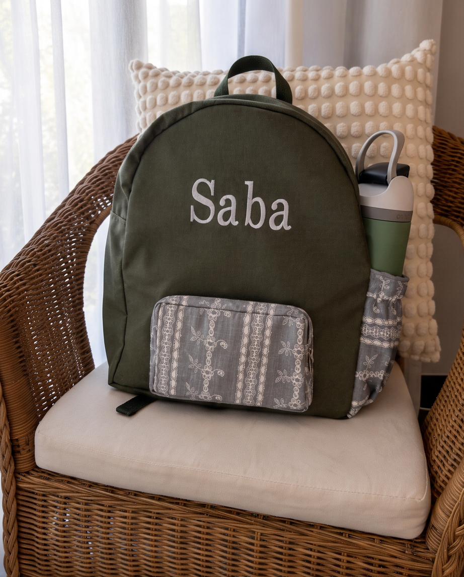 Bandana Backpack- Olive