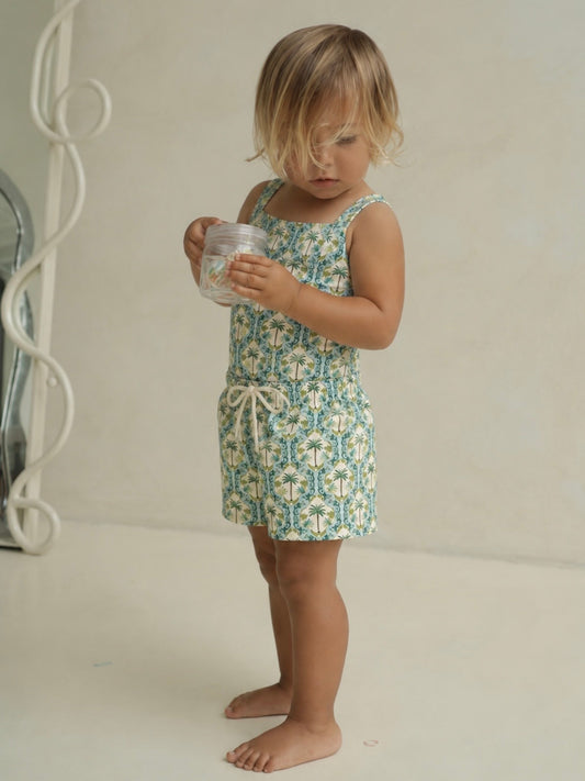 Green Oasis Swimsuit Set - GIRLS