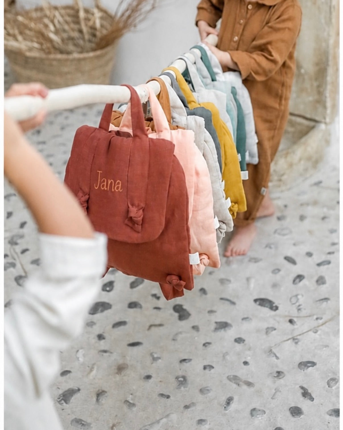 Linen Backpack