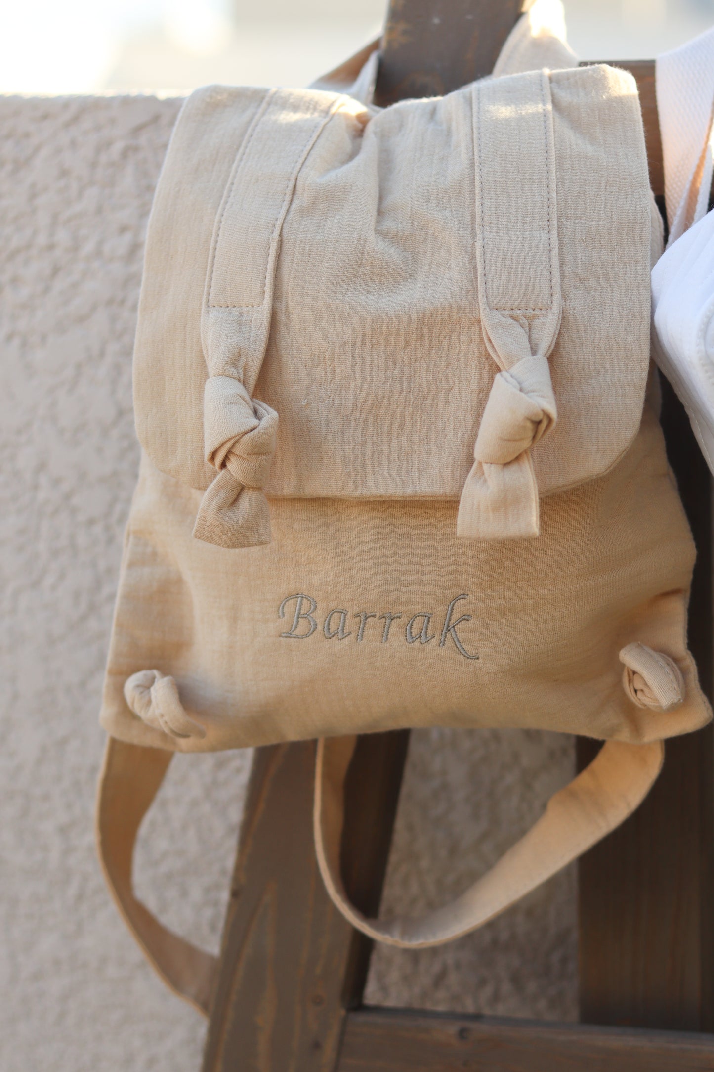 Linen Backpack