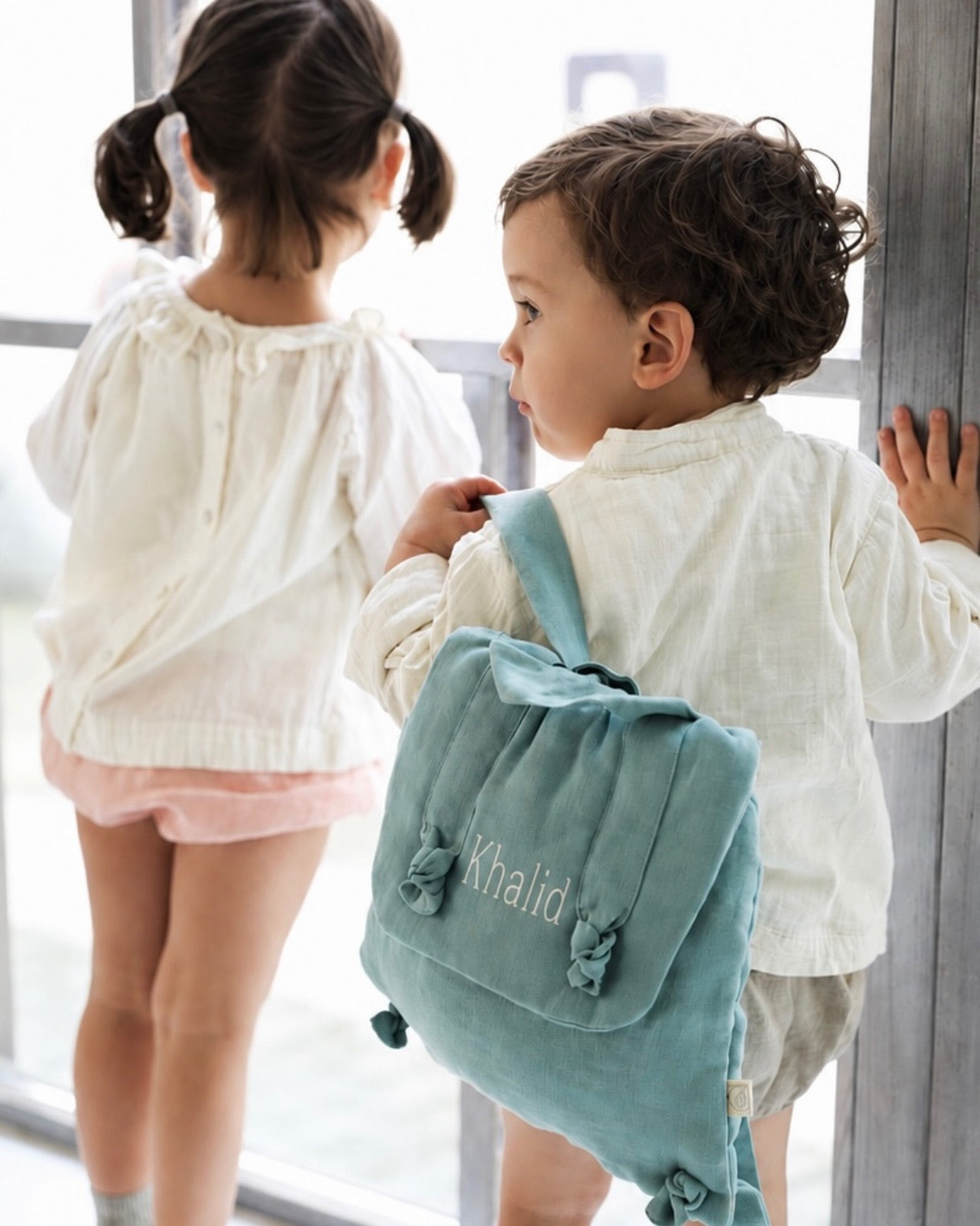 Linen Backpack