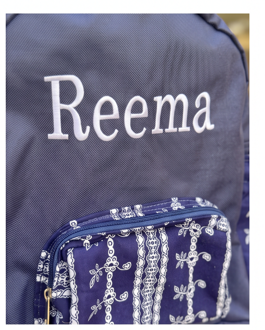 Bandana Backpack- Navy