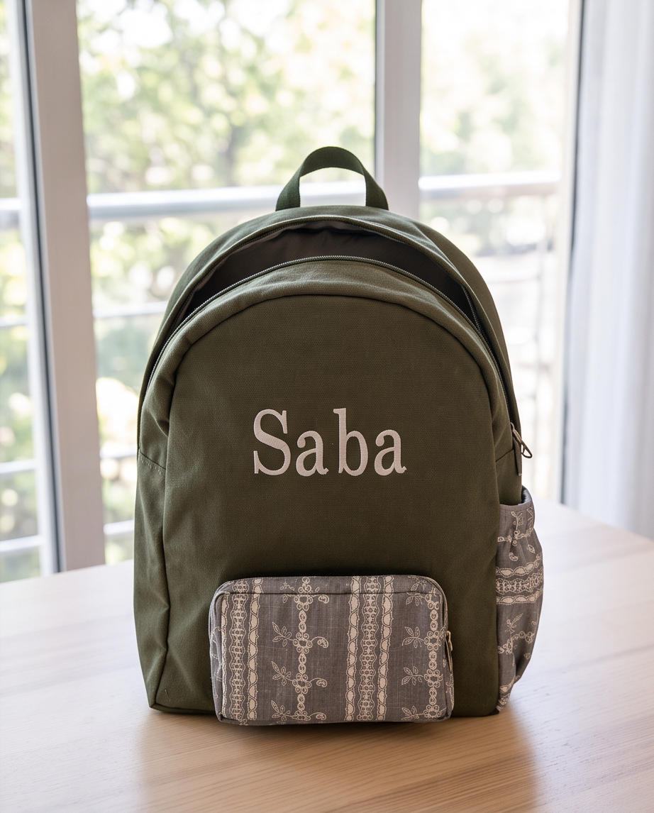 Bandana Backpack- Olive